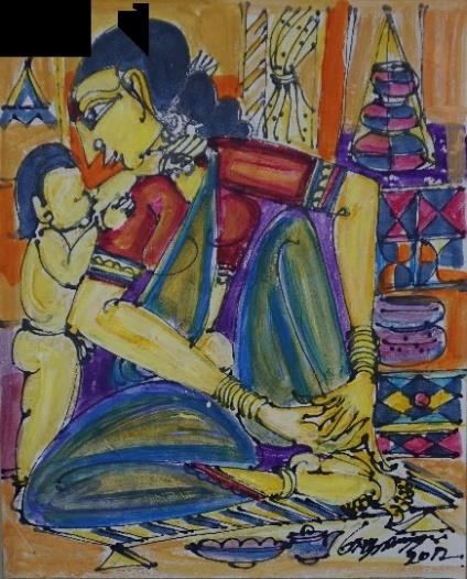 Untitled 33 by M Suriyamoorthy